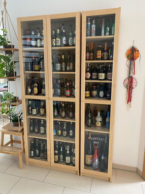 Beer bottle collection used, over 200 pieces