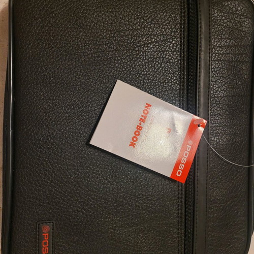 Laptop case 27×33 new, black leatherette for small laptops