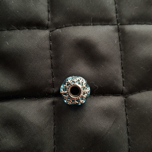 Pandora charms like new, turquoise and silver