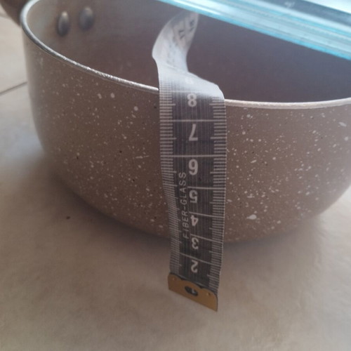 Milk pot 16 cm used with wear