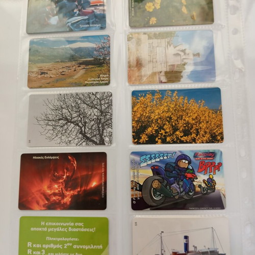 Phone card collection used, 109 vintage 90s-00s, OTE and others