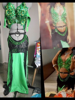 Κουστούμι χορου οριενταλ Belly dance costume oriental