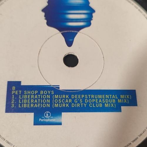 Pet Shop Boys Liberation vinyl record used, scratched, no case
