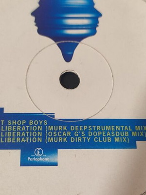 Pet Shop Boys Liberation vinyl record used, scratched, no case