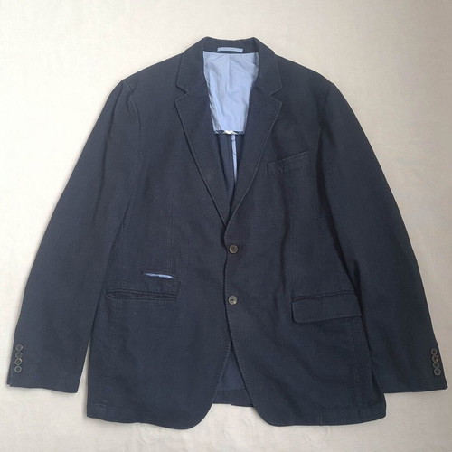 Massimo Dutti men's cotton jacket size 58 XXL like new, blue