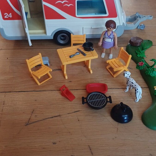Playmobil 5434 Trailer Caravan used