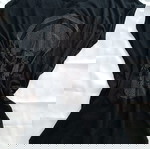 Μπλούζα Fullah Sugah μαύρη με κοντό μανίκι και στρας νεκροκεφαλή μεταχειρισμένη