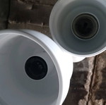 White ceiling lights used