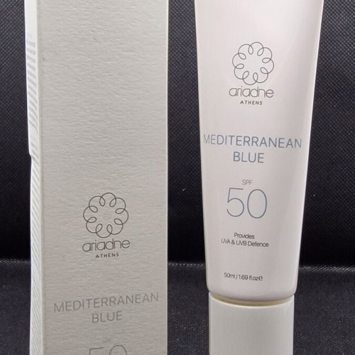 Ariadne Athens Mediterranean Blue Face Sunscreen SPF50 new