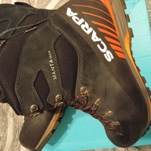 Scarpa Manta Tech GTX hiking boots, blue, size 44.5