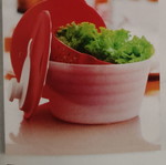Tupperware carousel new for salads with extra lid