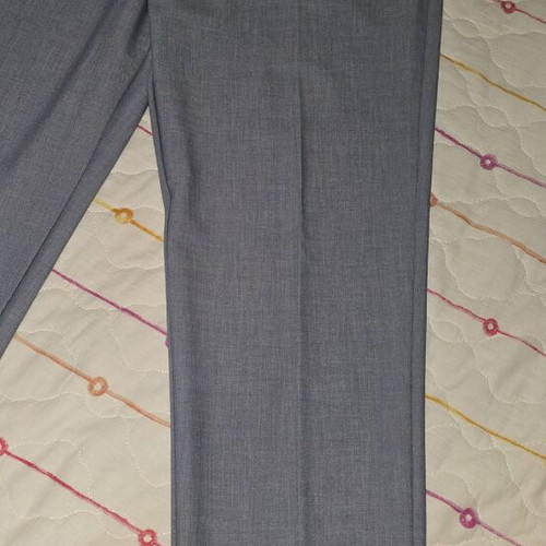 Mango Blue Crop Suit Pants New