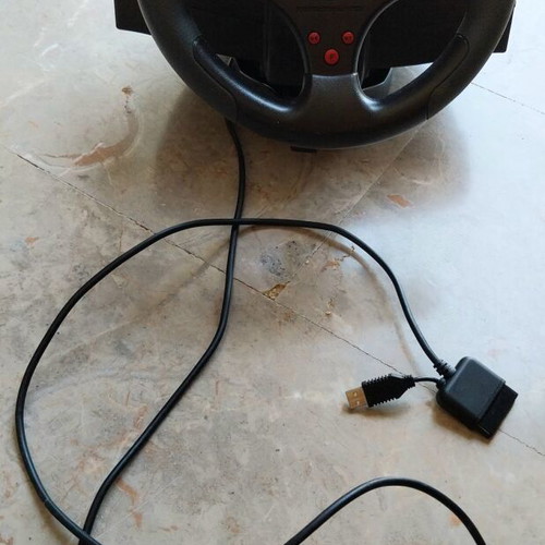 Thrustmaster Force GT Racing Wheel Ferrari like new with Saitek SP550 Joystick