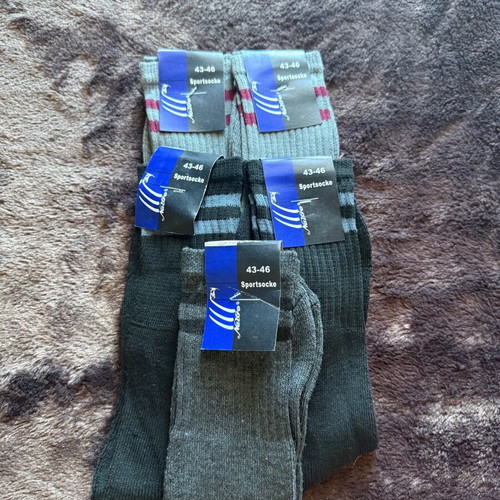 Men's socks new size 43-46 pack of 5 multicolor