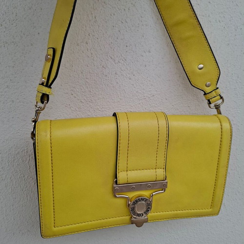 Versace Jeans shoulder bag like new, yellow