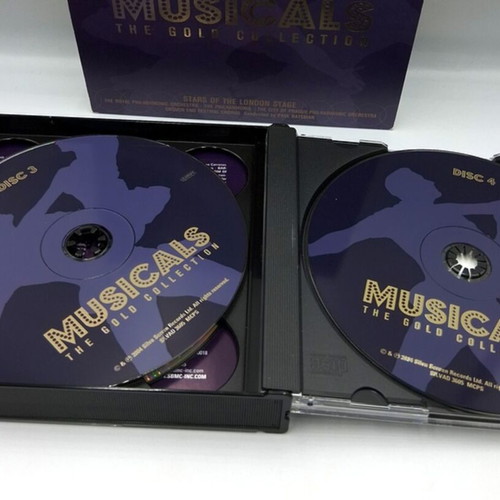 Musicals The Gold Collection 4CDs like new in box set