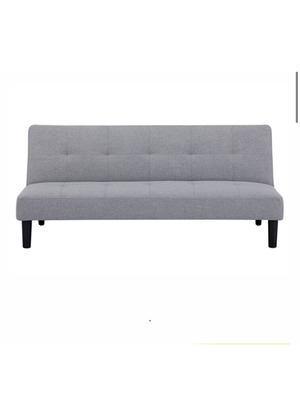 Sofa bed new, 179x93.5 cm, light gray, three-seater