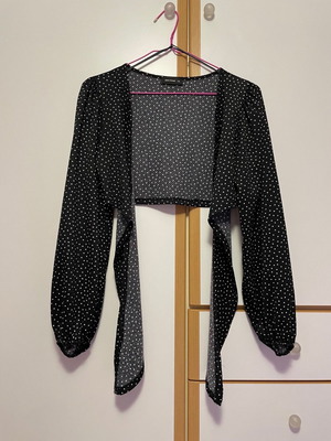 Pink Woman women's blouse top new, size XS, black and white