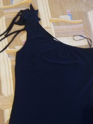 One-shoulder dress blue new, unworn