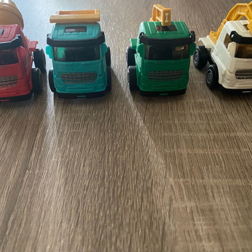 Toy Trucks set like new, small size