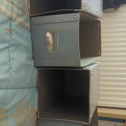 Storage boxes used, set of 2 pieces
