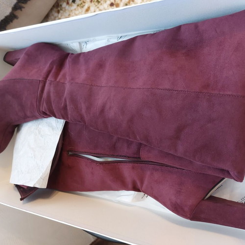 Sante Over The Knee Boot New, Leather Magenta