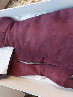 Sante Over The Knee Boot New, Leather Magenta