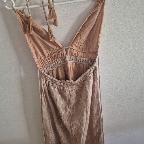 Boho long dress used, beige