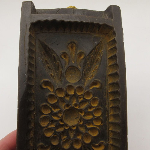 Vintage Wax Wall Sculpture with Folklore Floral Relief, Germany 1950s