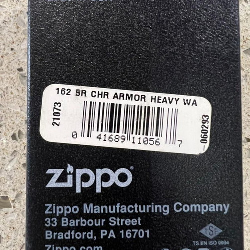 Zippo Armor Brushed Chrome 162 new model 2015