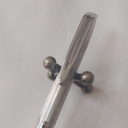 Waterman pen used, silver-plated