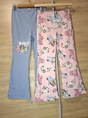 Bluey cotton pants set of 2 size 140 new
