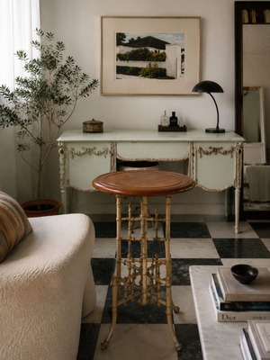 Chinoiserie Style Χειροποίητο Βοηθητικό Τραπεζάκι