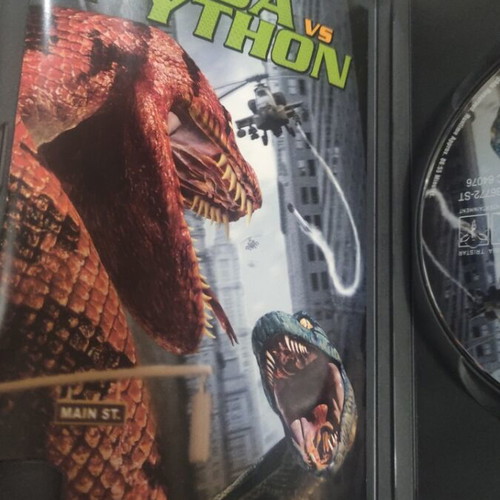Boa vs Python DVD used, foreign thriller with subtitles