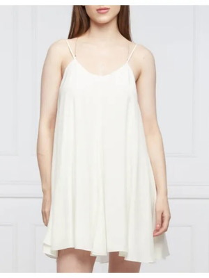 Patrizia Pepe dress used, size XS, white with wear and stain