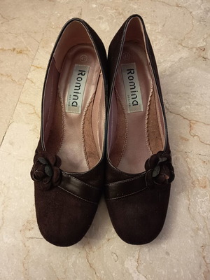 Γόβες Romina χαμηλές comfort pumps καφέ μέγεθος 41 μεταχειρισμένες