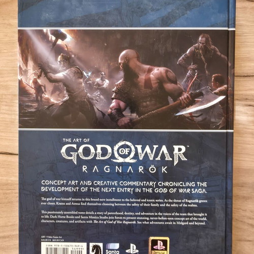 The Art of God of War Ragnarok hardcover like new