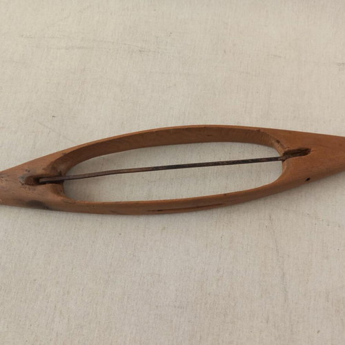 Wooden weaving shuttle used in good condition