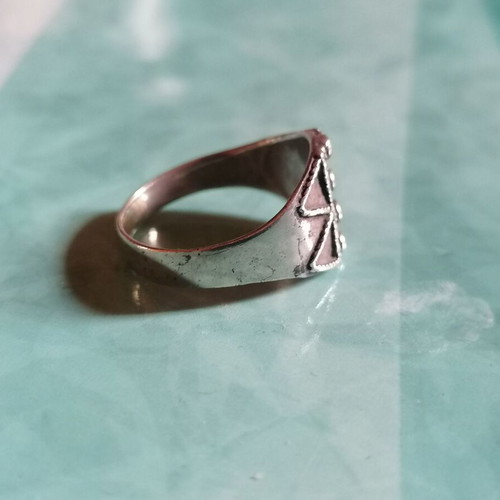 Silver 925 ring vintage style no 59 US 9 new