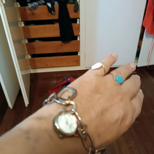 Triton bracelet with watch on chain, functional