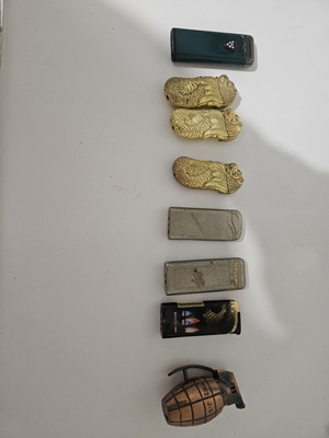 Decorative lighters set of 8 used, no gas