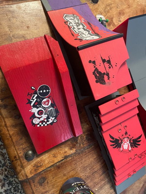Fingerskate ramps used, pack of 3 pieces 2009