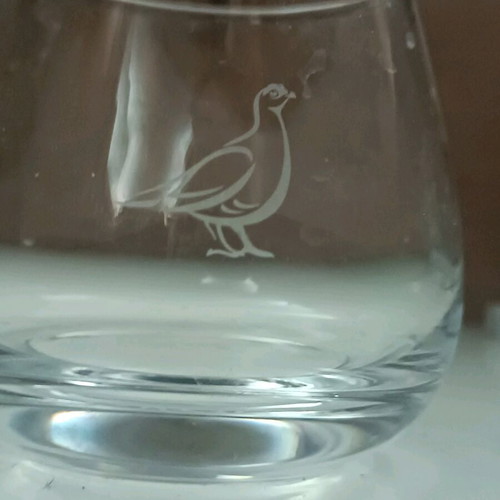 Famous Grouse whiskey glass like new
