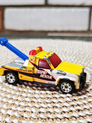Vintage Matchbox GMC Wrecker Rapid Rescue toy truck