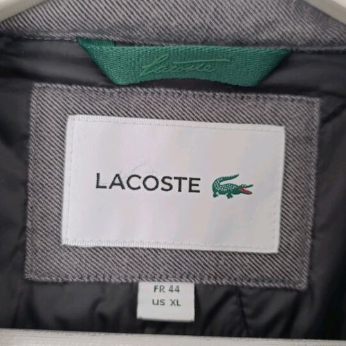 Lacoste jacket gray like new, size XL