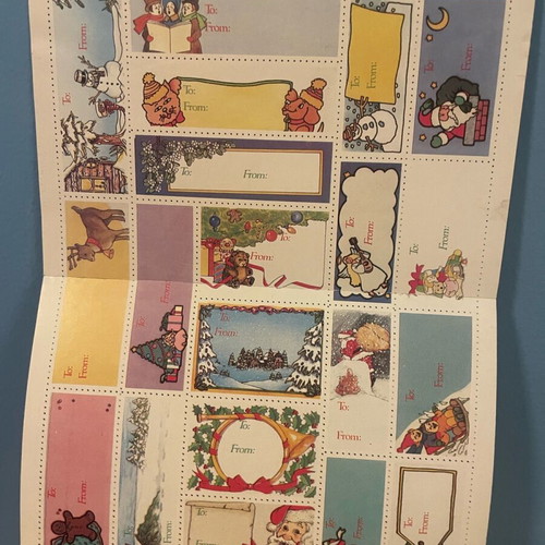 Collectible labels from Manina magazine like new