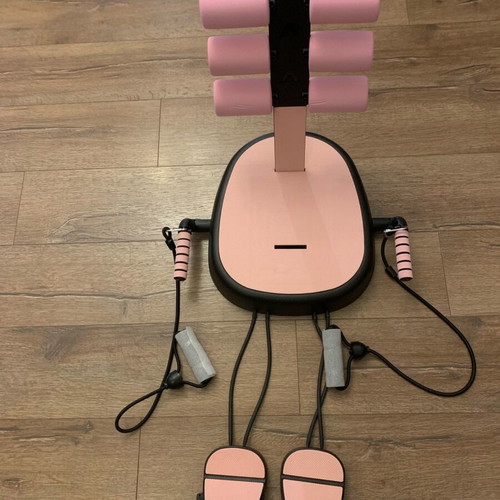 Abdominal trainer multifunctional machine new, pink