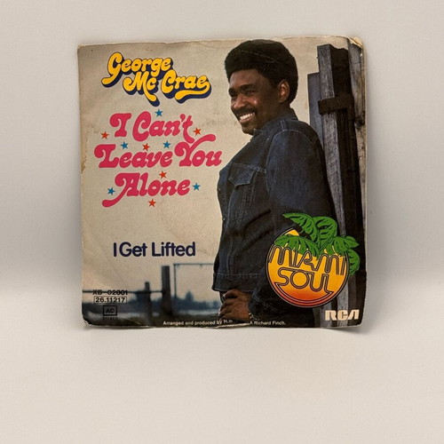 George Mc Crae I Can't Leave You Alone vinyl record used