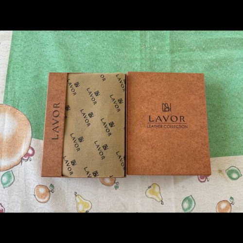 Lavor men's leather wallet new, black