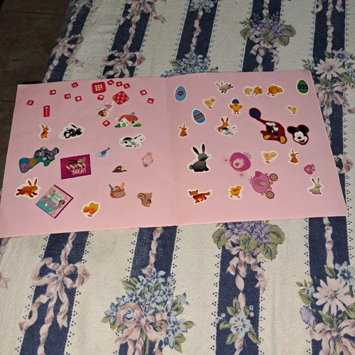 Sticker album used with various stickers from Little Heroes